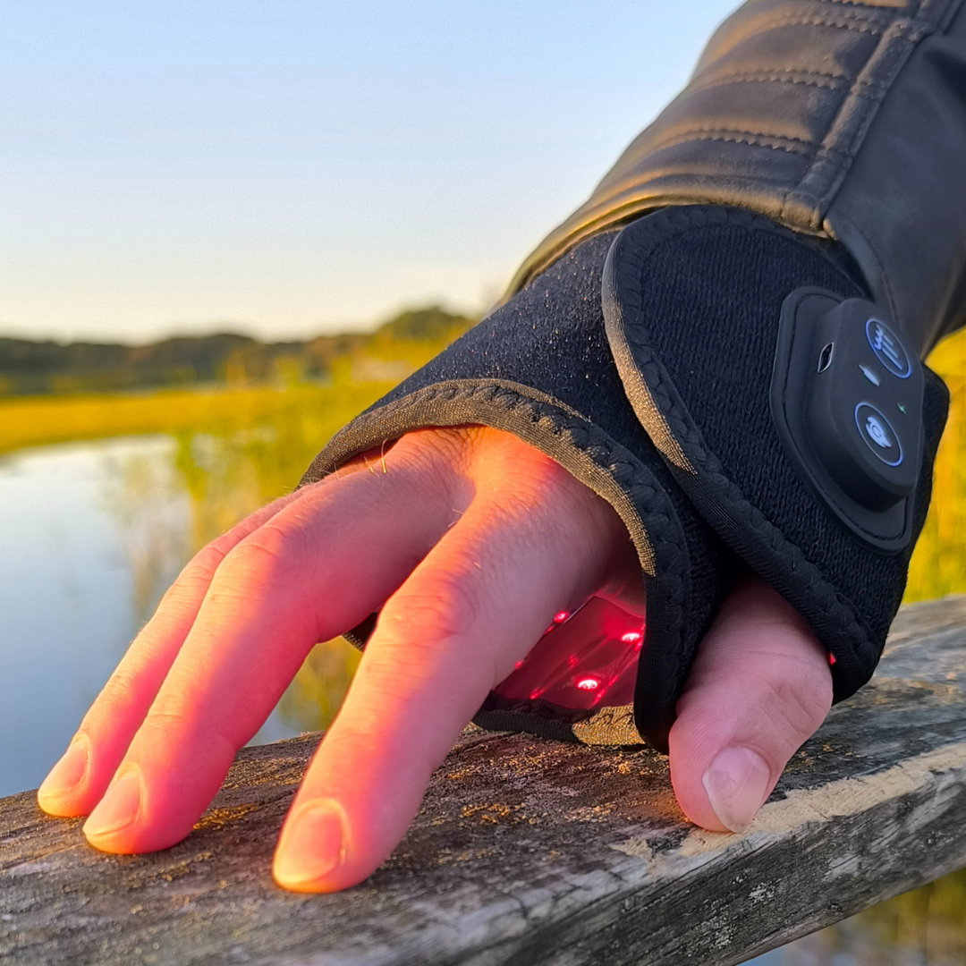 Bærbar Rød Lysterapi til Hånd & Håndled (660nm + 850nm)