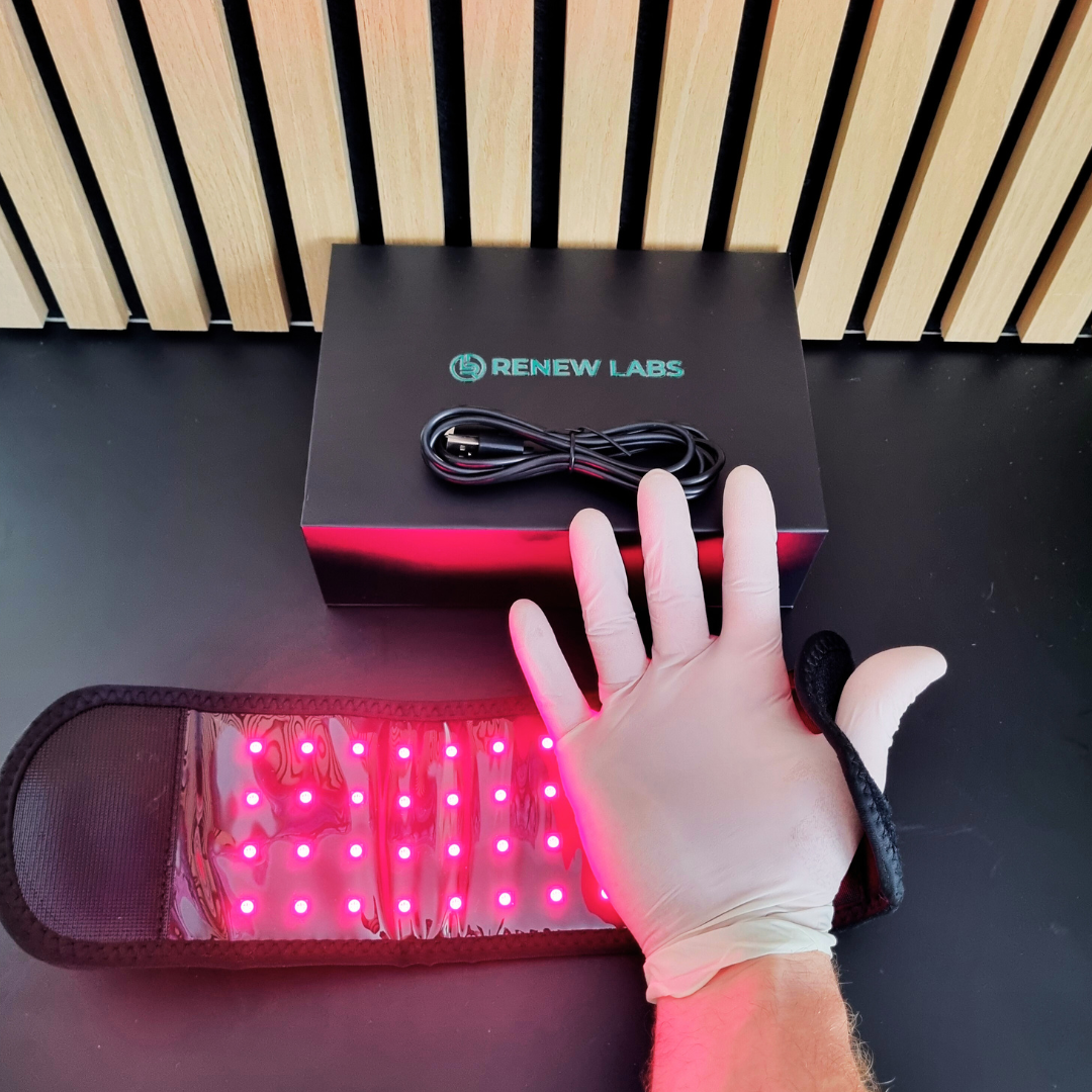Bærbar Rød Lysterapi til Hånd & Håndled (660nm + 850nm)