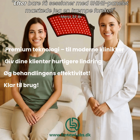 SHINE Behandlernes valg – infrarød terapi i topkvalitet”