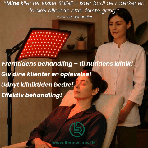 SHINE Behandlernes valg – infrarød terapi i topkvalitet”