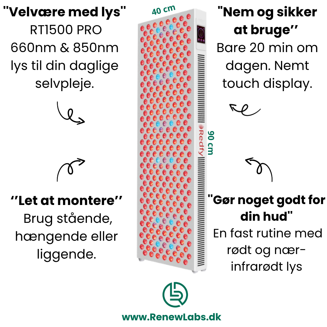 Redfy™ RT1500 PRO Lys Panel