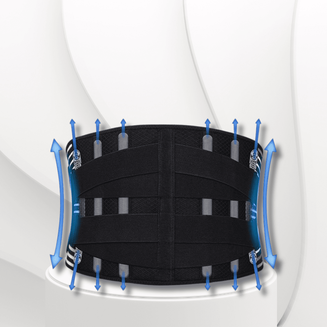 RenewLabs™ CoreSupport Pro – Ergonomisk Lændebælte & Rygstøtte - infrarød lysterapi - Bærbar Infrarød Lysterapi - RenewLabs