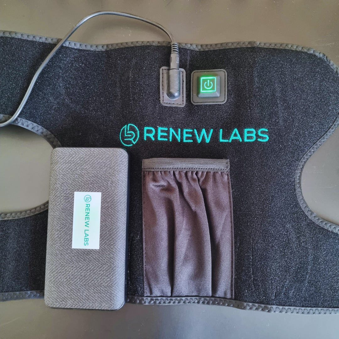 Bærbar infrarød Lysterapi til knæ (660nm + 850nm)