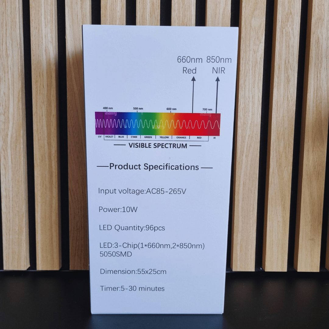 Bærbar infrarød Lysterapi til knæ (660nm + 850nm) - infrarød lysterapi - Bærbar Infrarød Lysterapi - RenewLabs