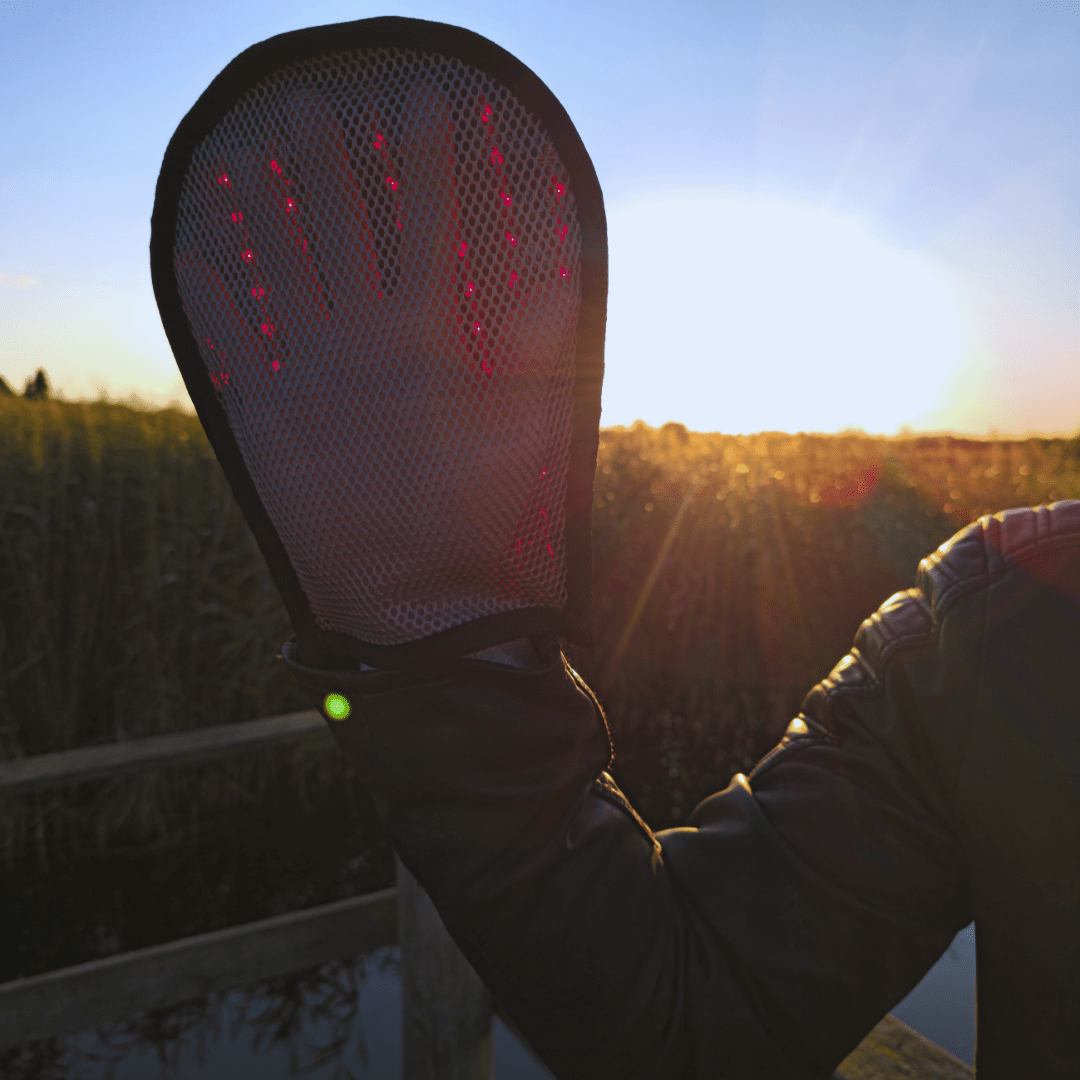 Bærbar Rød Lysterapi til Hånd (660nm + 850nm) - infrarød lysterapi - Bærbar Infrarød Lysterapi - RenewLabs