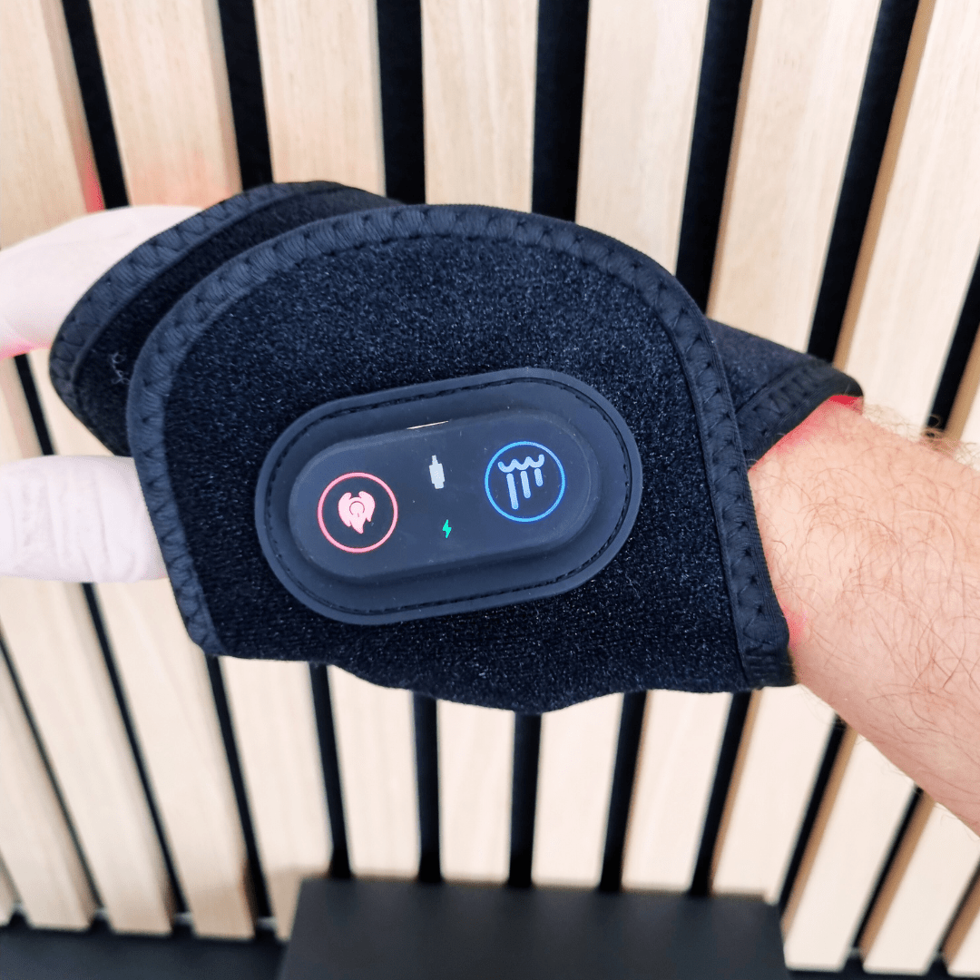 Bærbar Rød Lysterapi til Hånd & Håndled (660nm + 850nm) - infrarød lysterapi - Bærbar Infrarød Lysterapi - RenewLabs