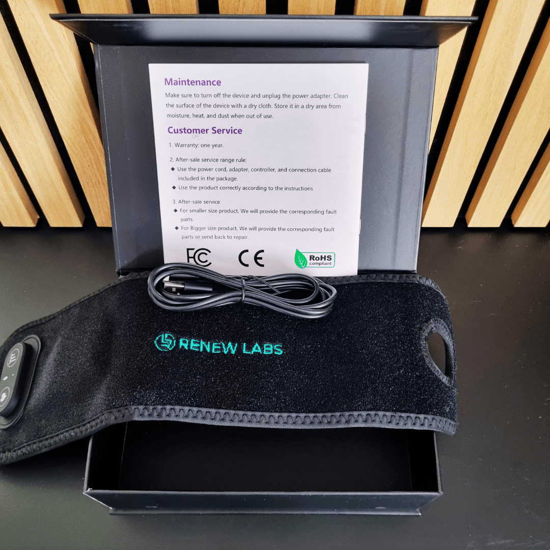 Bærbar Rød Lysterapi til Hånd & Håndled (660nm + 850nm) - infrarød lysterapi - Bærbar Infrarød Lysterapi - RenewLabs