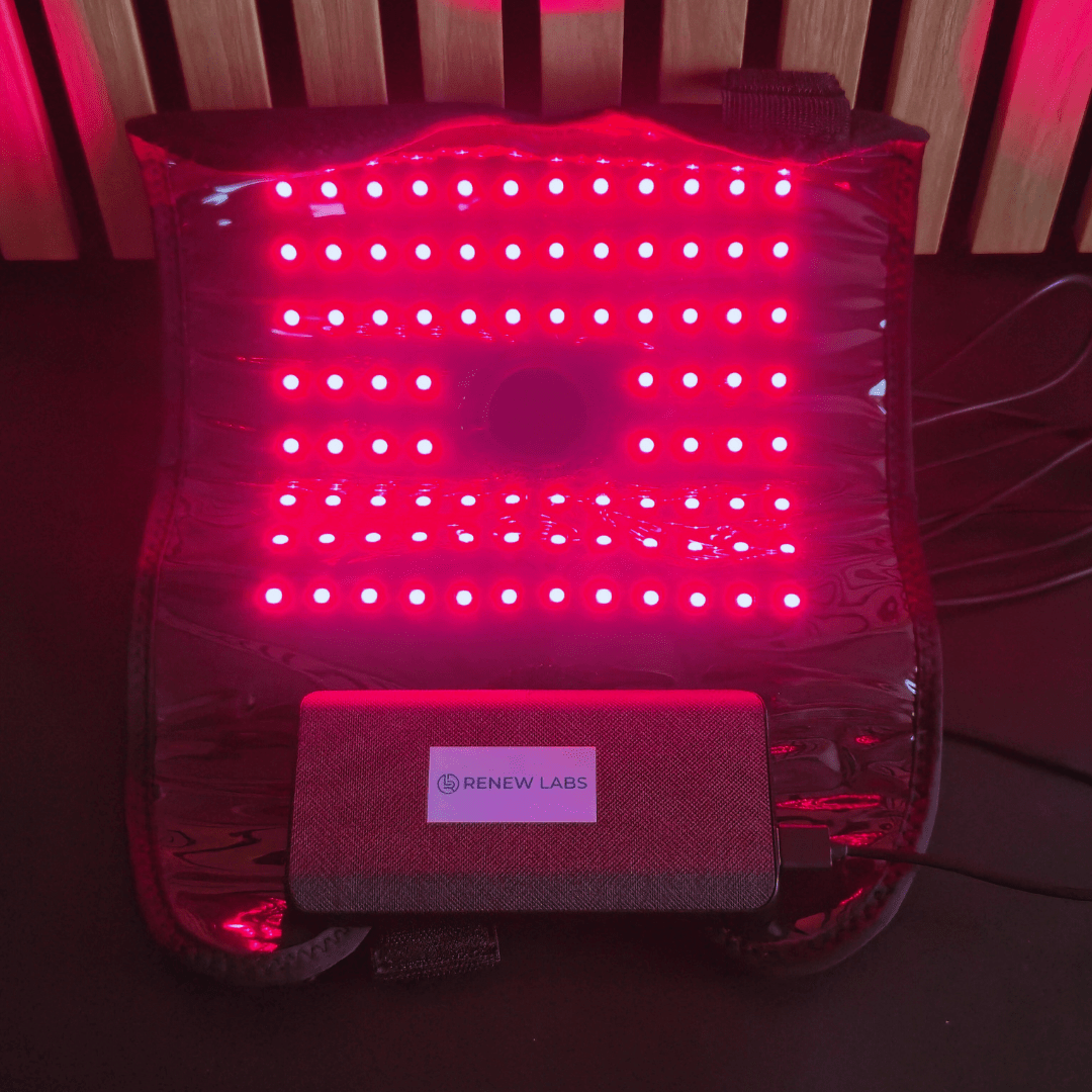 Infrarød Lysterapi til ankel og fod USB (660nm + 850nm) - infrarød lysterapi - Bærbar Infrarød Lysterapi - RenewLabs