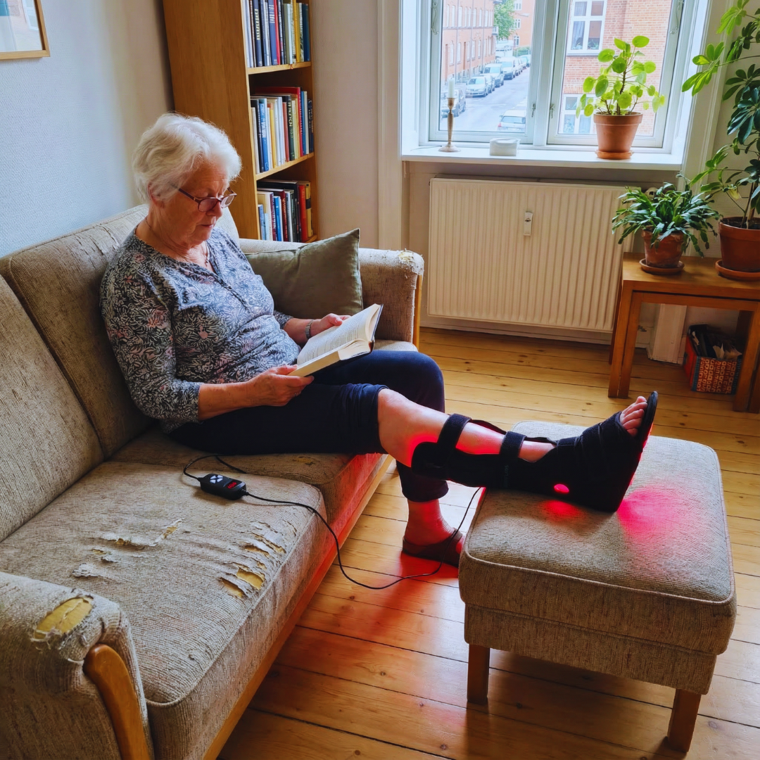 Infrarød Lysterapi til læg & Fod (660 & 850 nm) | RenewLabs - infrarød lysterapi - Bærbar Infrarød Lysterapi - RenewLabs