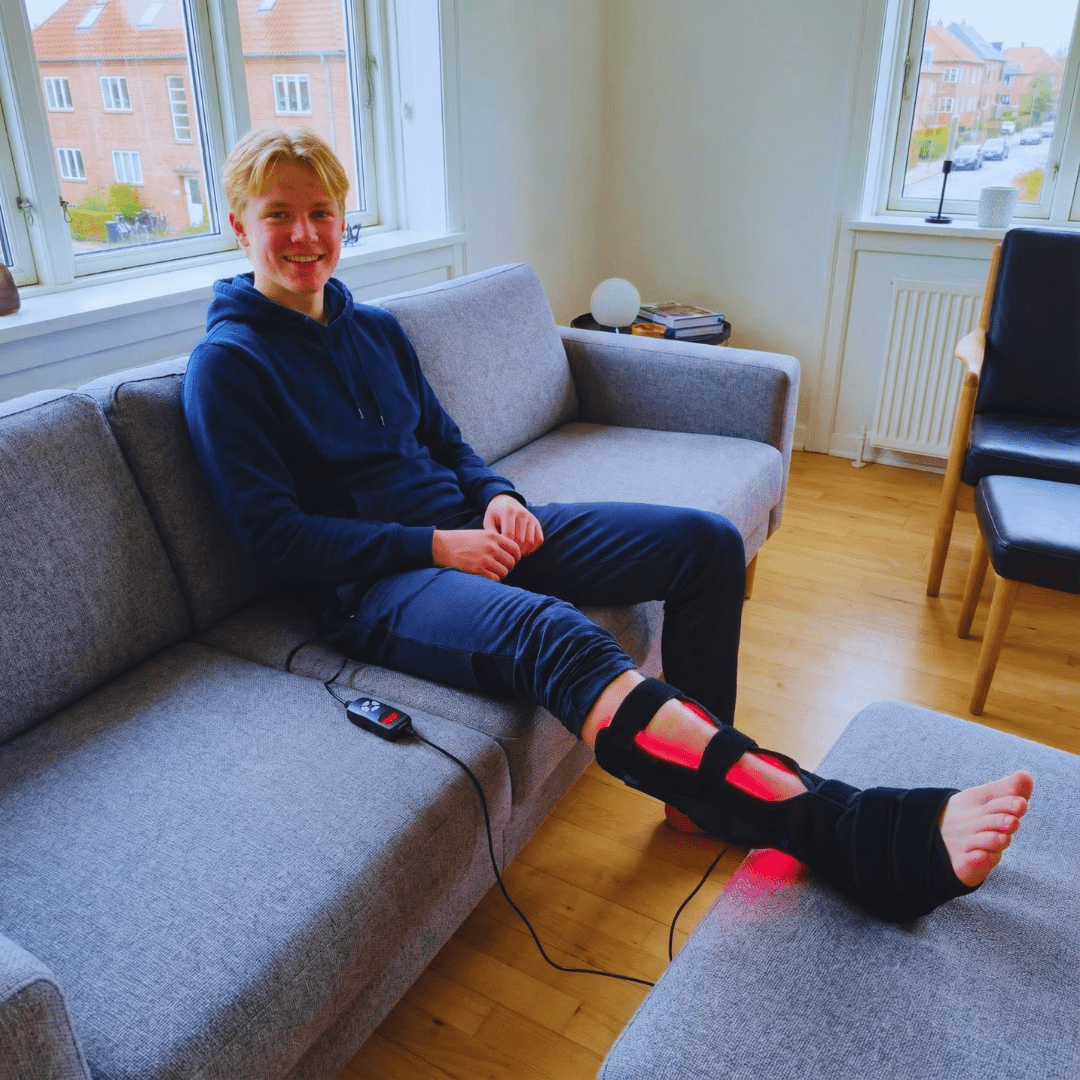 Infrarød Lysterapi til læg & Fod (660 & 850 nm) | RenewLabs - infrarød lysterapi - Bærbar Infrarød Lysterapi - RenewLabs