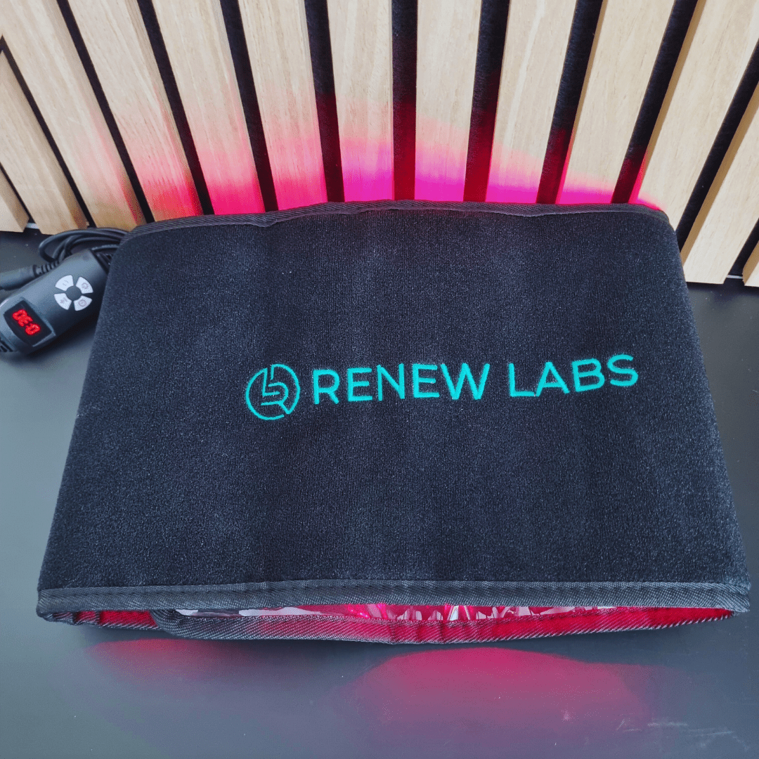 Infrarød Lysterapi til lænd + kabel (660nm + 850nm) - infrarød lysterapi - Bærbar Infrarød Lysterapi - RenewLabs