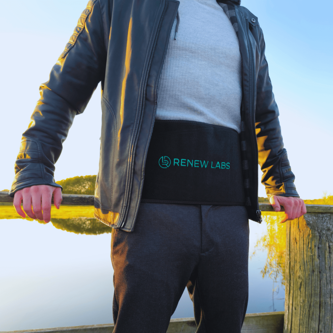 Infrarød Lysterapi til lænd + kabel (660nm + 850nm) - infrarød lysterapi - Bærbar Infrarød Lysterapi - RenewLabs