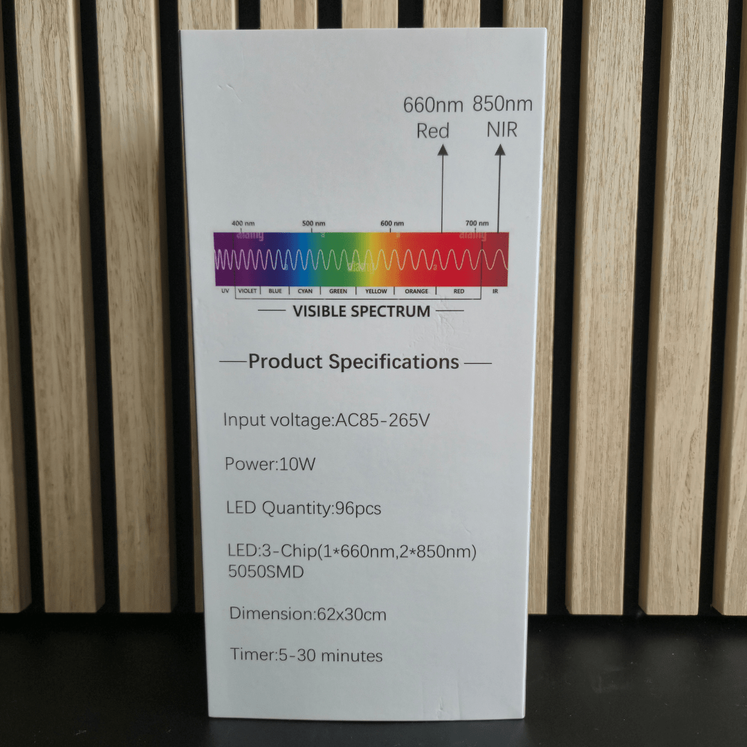 Infrarød Lysterapi til skulder +USB (660nm + 850nm) - infrarød lysterapi - Bærbar Infrarød Lysterapi - RenewLabs