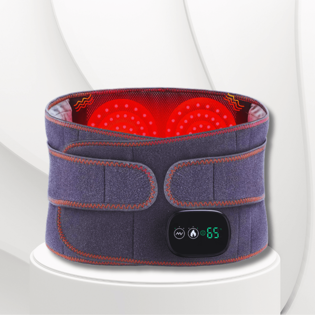 Infrarødt Varmebælte til Lænd & Ryg – Smertelindring, Varme & Massage | RenewLabs™ - infrarød lysterapi - Bærbar Infrarød Lysterapi - RenewLabs