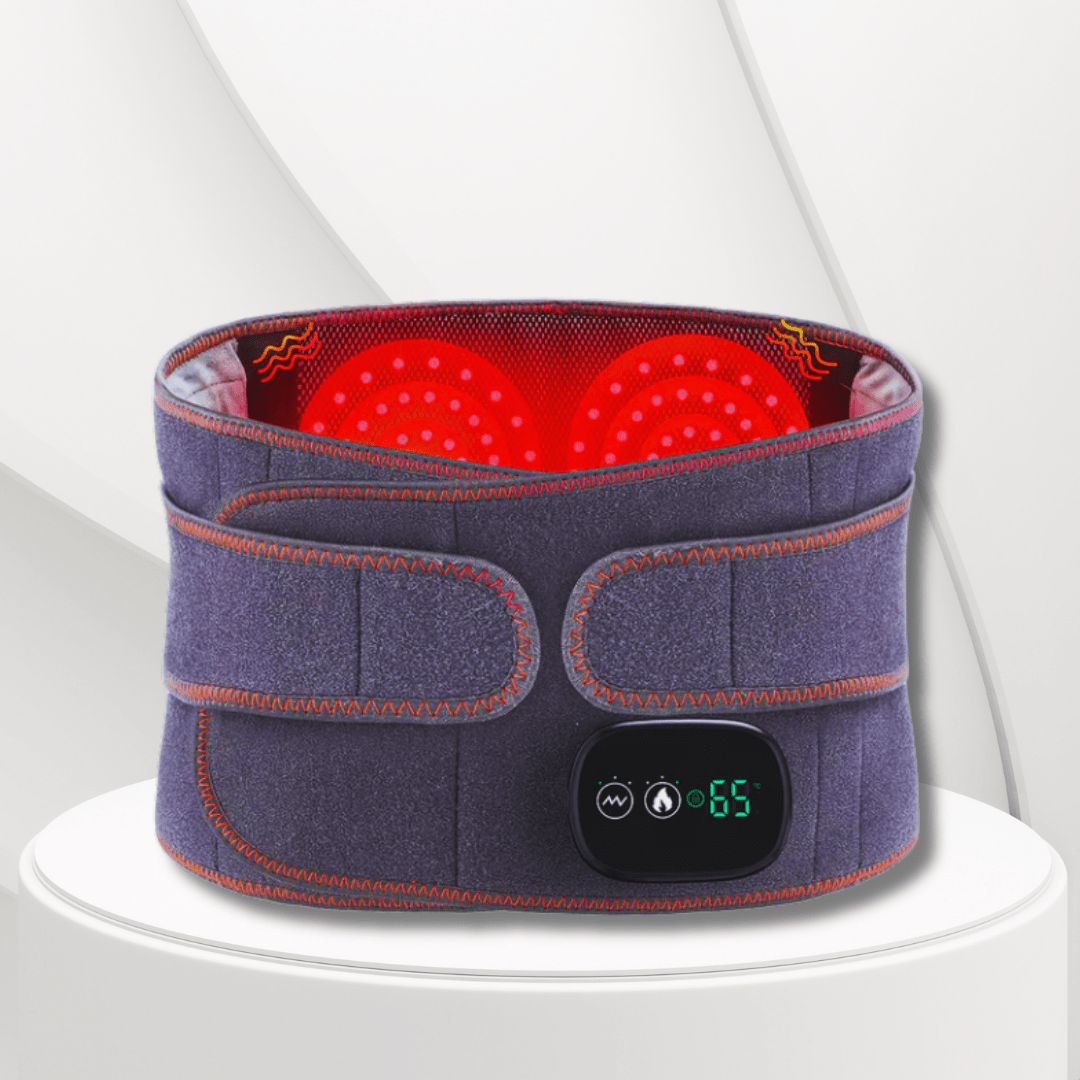 Infrarødt Varmebælte til Lænd & Ryg – Smertelindring, Varme & Massage | RenewLabs™ - infrarød lysterapi - Bærbar Infrarød Lysterapi - RenewLabs