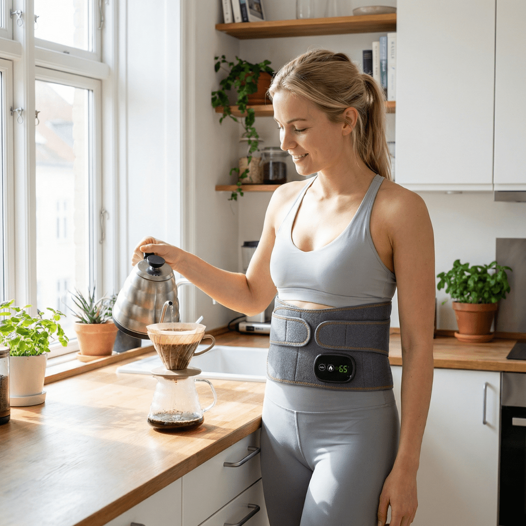 Infrarødt Varmebælte til Lænd & Ryg – Smertelindring, Varme & Massage | RenewLabs™ - infrarød lysterapi - Bærbar Infrarød Lysterapi - RenewLabs