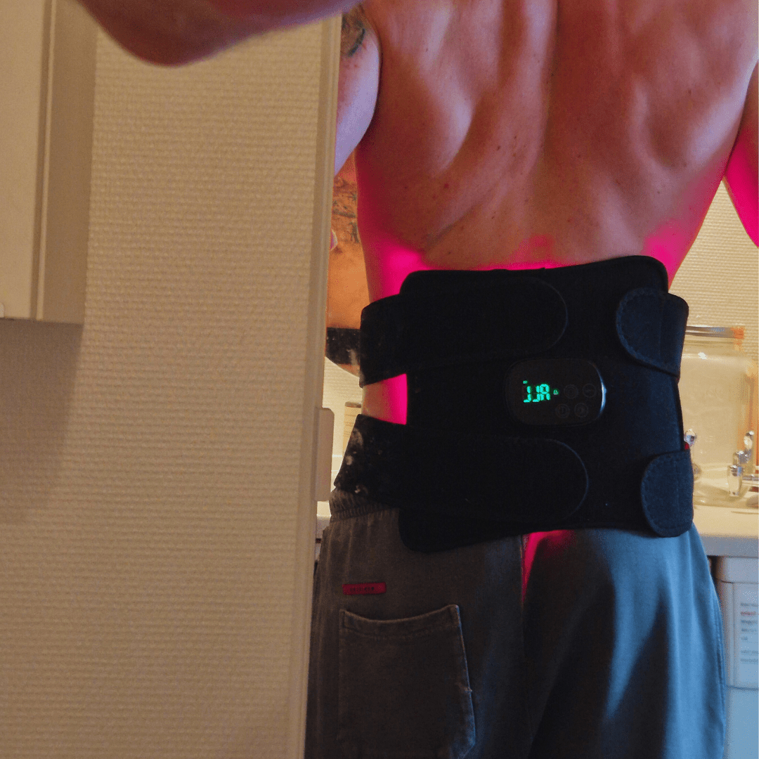 RenewLabs™ BackFlow Pro Infrarød Lysterapi til Lænd - infrarød lysterapi - Bærbar Infrarød Lysterapi - RenewLabs
