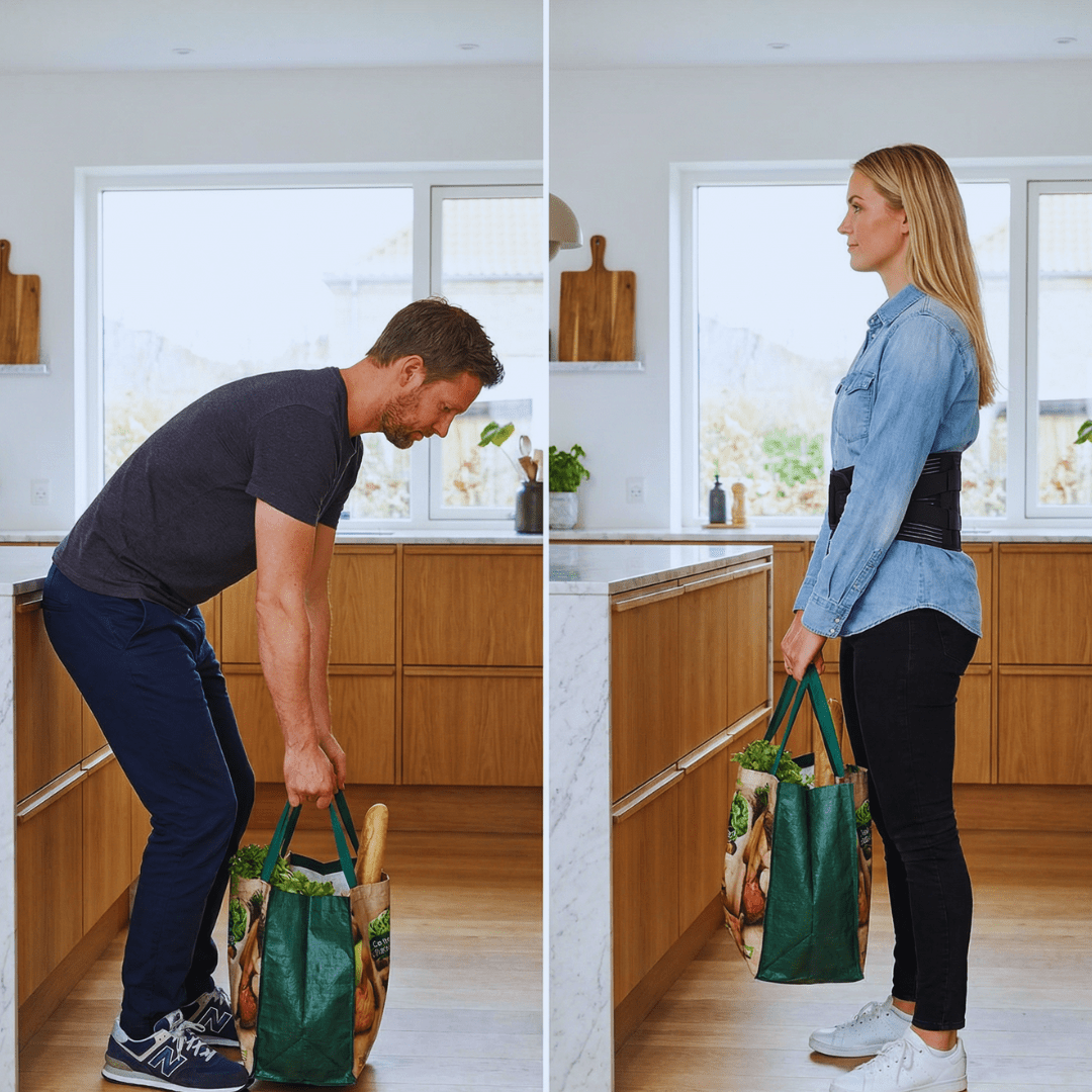 RenewLabs™ CoreSupport Pro – Ergonomisk Lændebælte & Rygstøtte - infrarød lysterapi - Bærbar Infrarød Lysterapi - RenewLabs