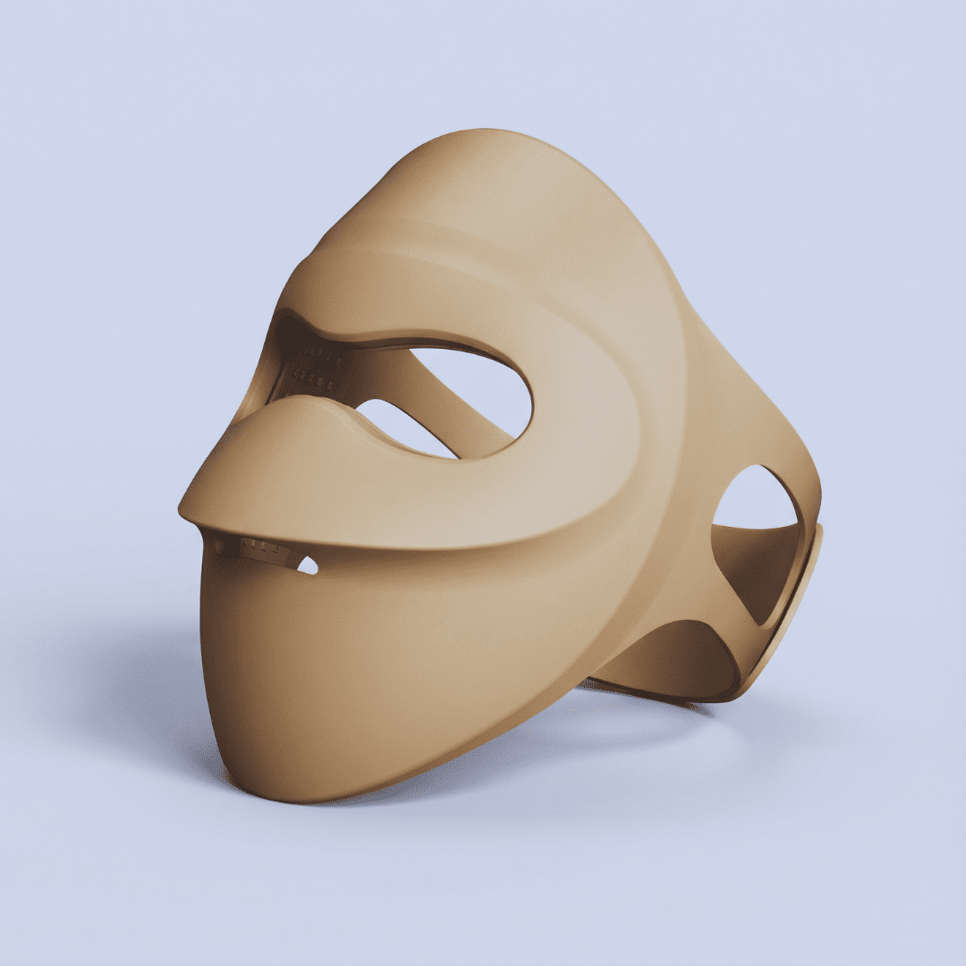 RenewLabs™ GlowMask Flex – LED Ansigtsmaske (3 lysfarver + 660nm/850nm) - infrarød lysterapi - Bærbar Infrarød Lysterapi - RenewLabs