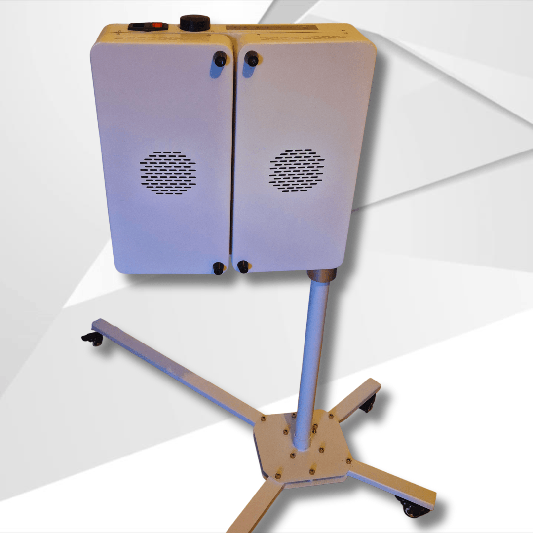 RenewLabs™ TriFold Pro 1000W – infrarød lysterapi panel 660 nm & 850 nm med stativ til helkropsbrug til klinik