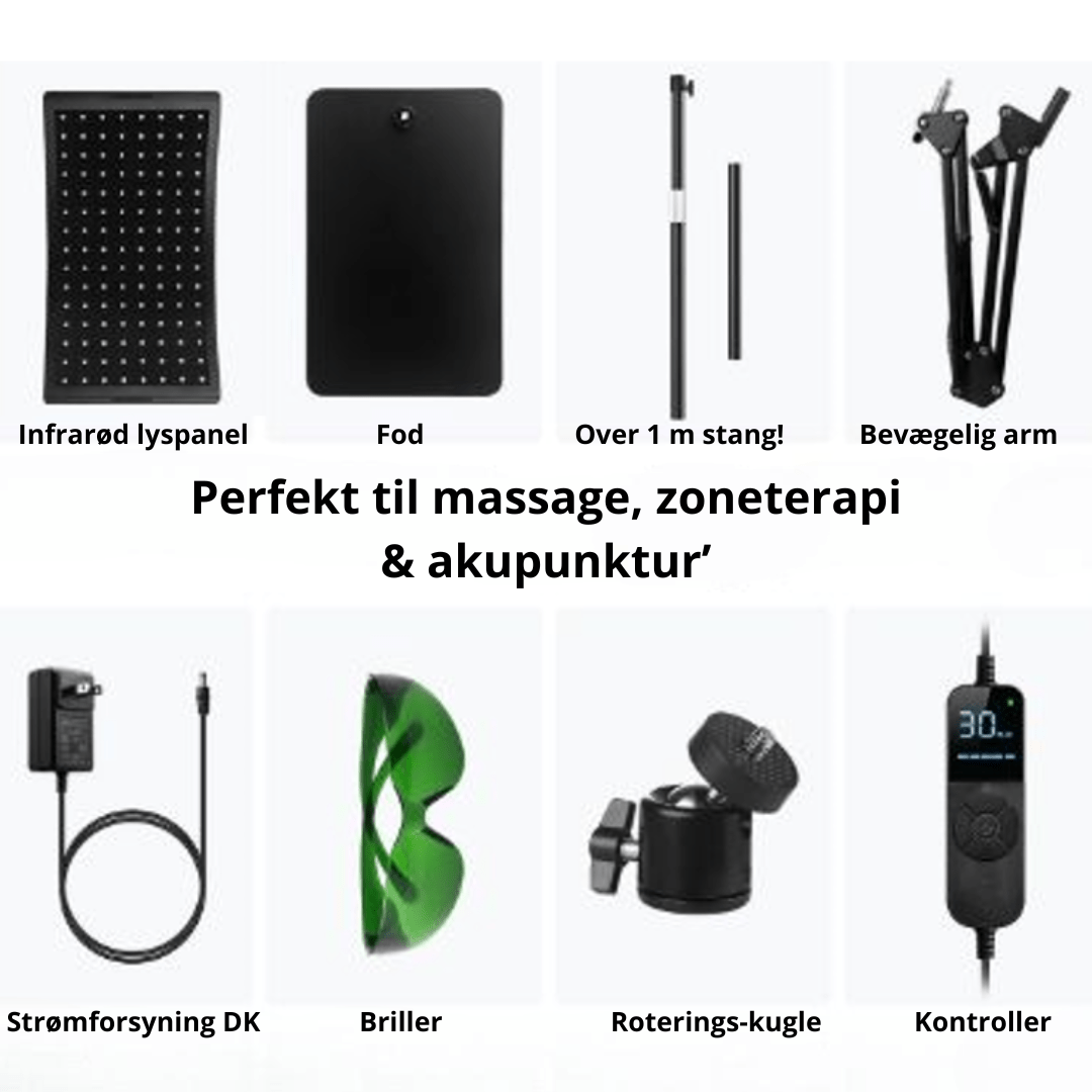 SHINE Behandlernes valg – infrarød terapi i topkvalitet” - infrarød lysterapi - Infrarød Lysterapi – Panel - RenewLabs